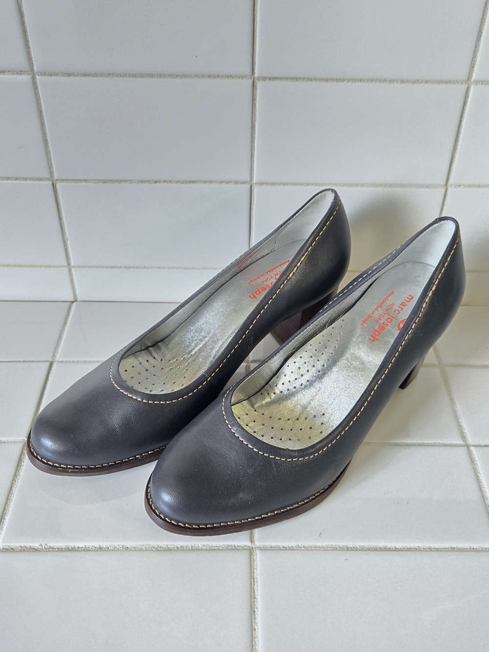 Marc Joseph New York- Nyc Pump- Gray- Size 8 1/2